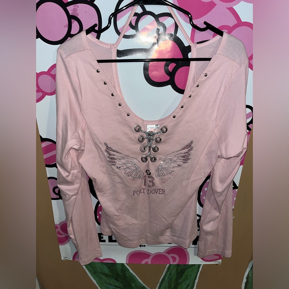 Baby Pink Friday the 13th Long Sleeve